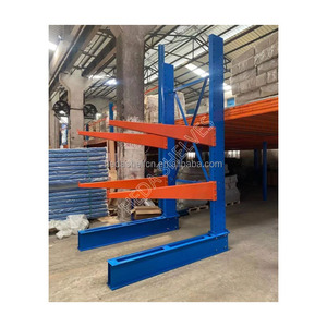Single Sided Cantilever Rack Heavy Duty Cantilever Shelf Pallet Racking System Selective Steel Warehouse Tube Shelves