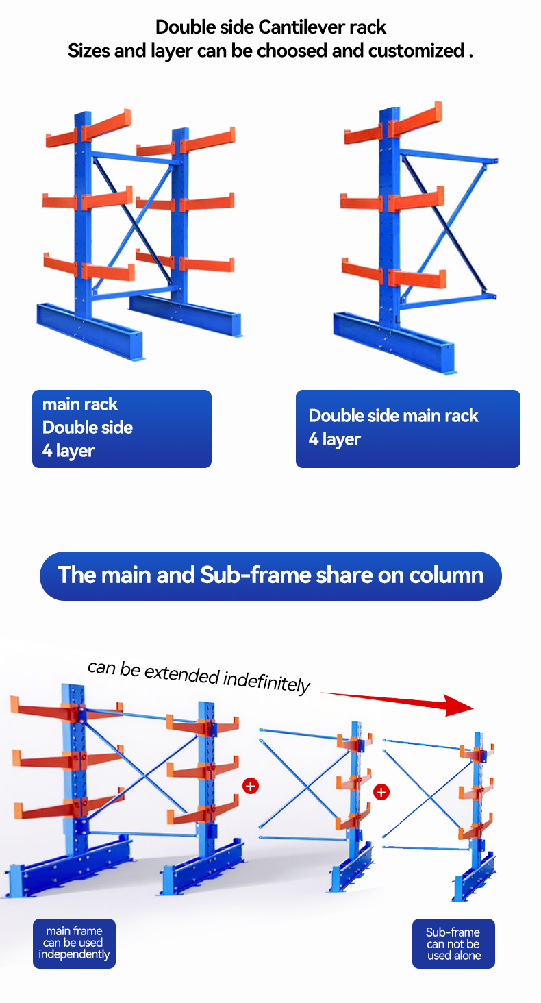 Storage Rack Specifications Diagram