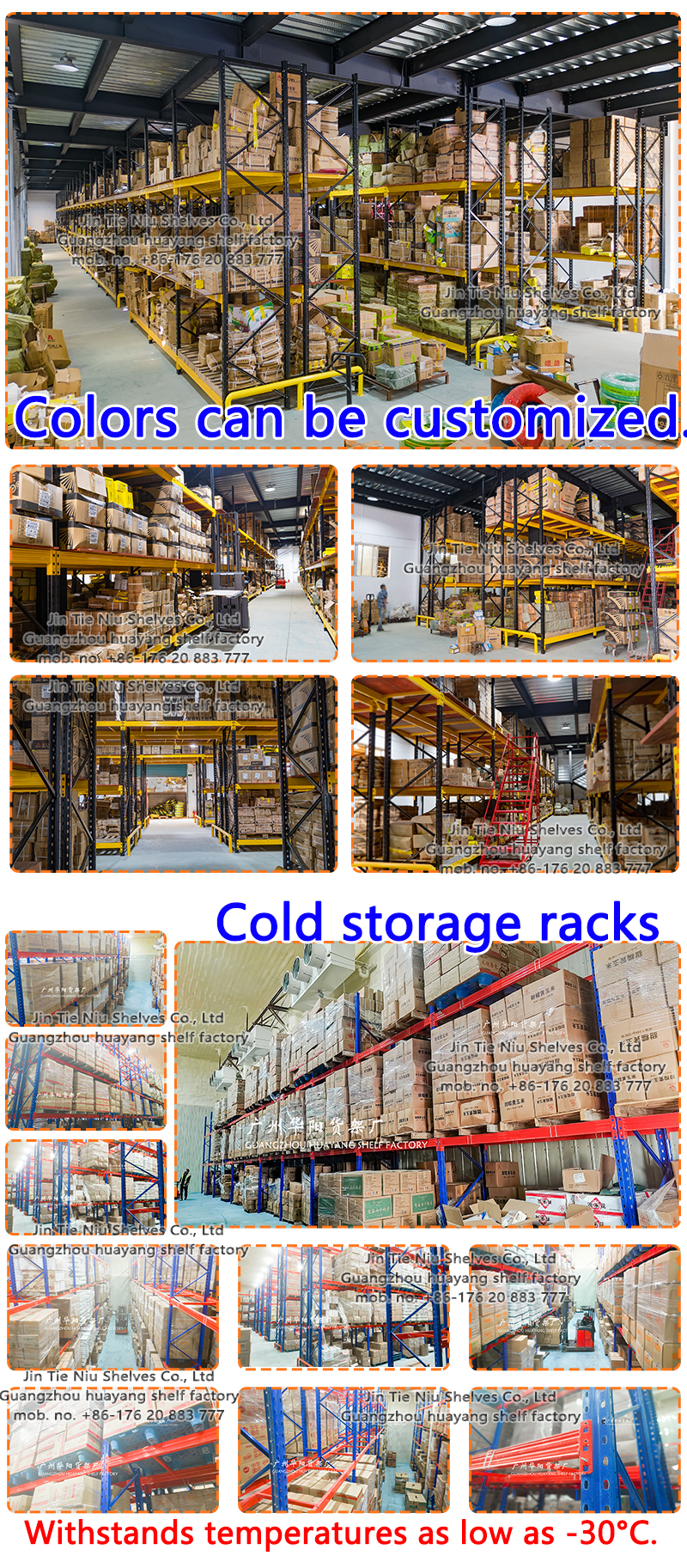 Stackable Storage Rack Pallet Racking Systems Warehouse Equipment 1000KG 2000KG 3000KG Pounds Tons