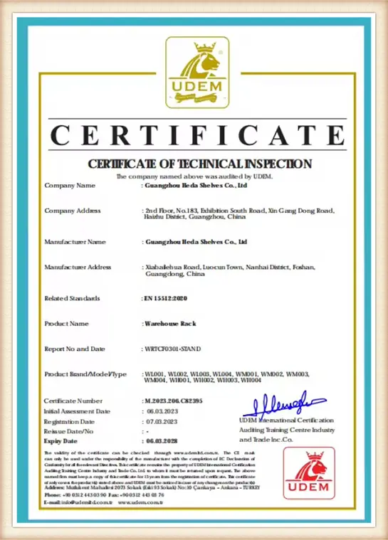 ISO Factory Quality Management Record