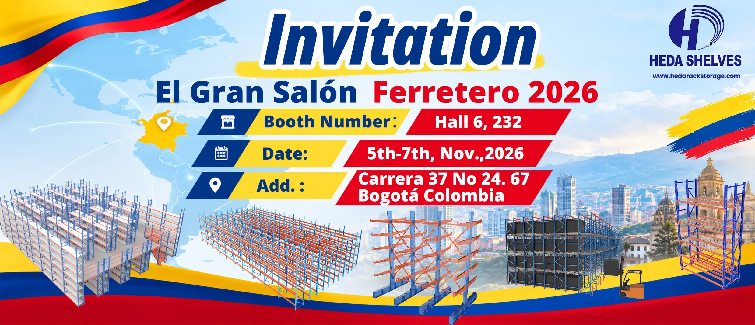 Guangzhou Heda Shelves Co., Ltd. at El Gran Salón Ferretero 2026