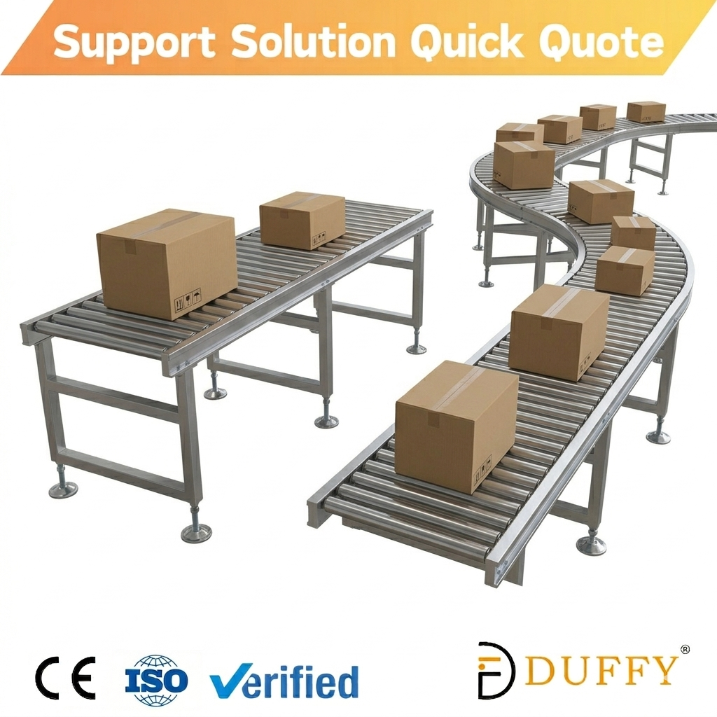 Durable Motorized Roller Conveyor Pallet Storage Racking System Advanced Integrated Gravity Fed Material Moving Technology
