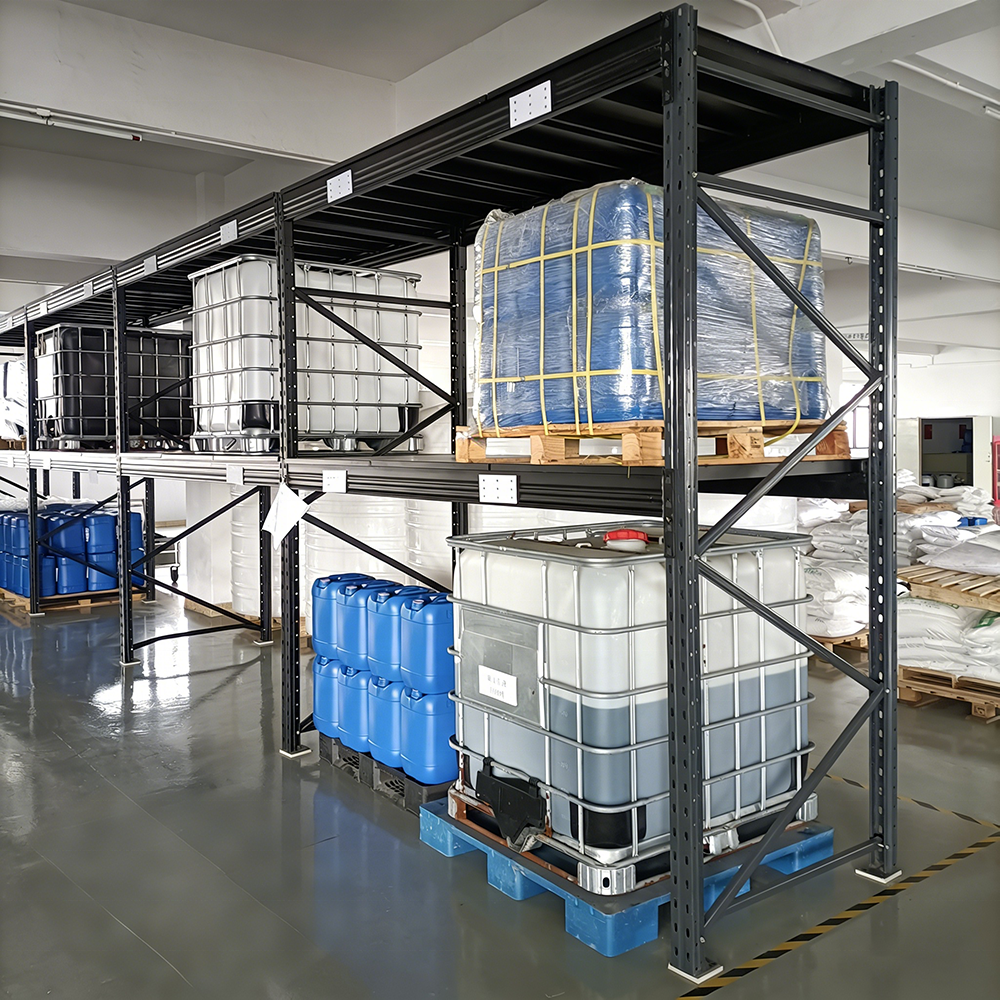 Factory Heavy Duty Rack Upright Frames Steel Mesh Shelves Storage Racks Warehouse Shelving Units with Pallet Rack Post Protecter