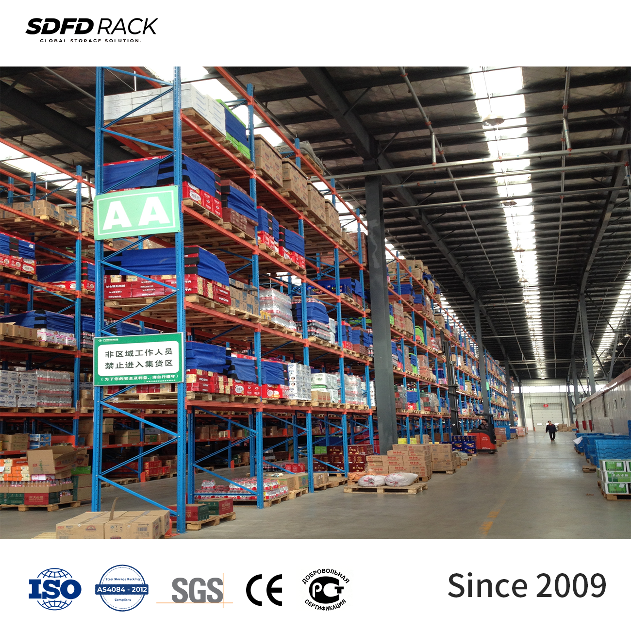 Hot Selling 800kg Adjustable Metal Racking Custom 4 5 6 Layer Selective Pallet Racking System Heavy Duty Warehouse Pallet Racks