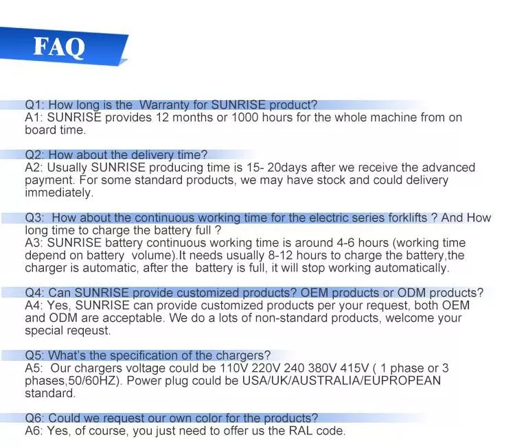 FAQ Overview