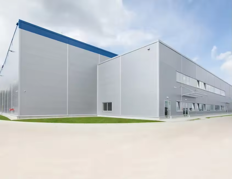 1000 Square Meter Prefabricated Ready Made Steel Structure Warehouse Building For Food Factory