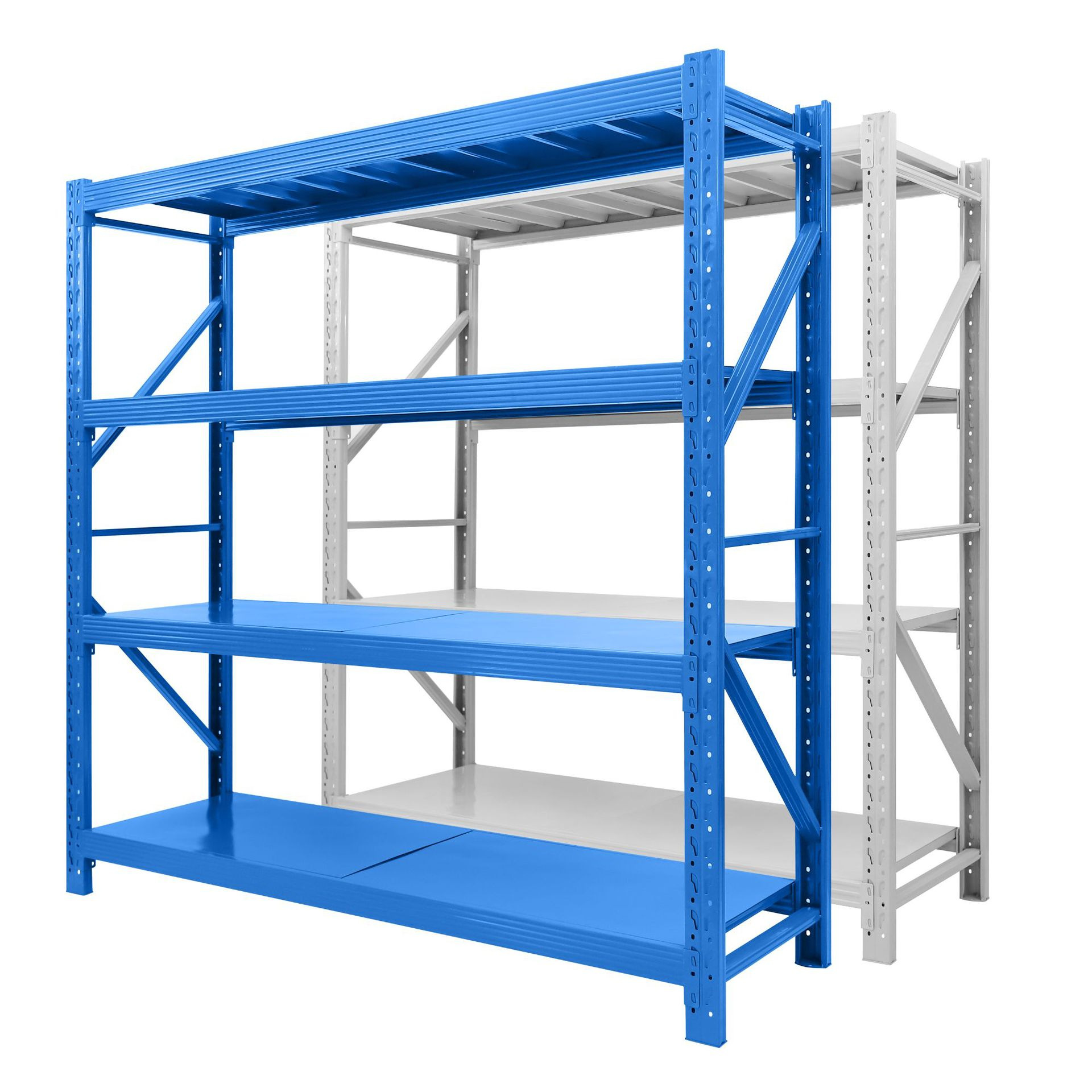 Direct Factory 5-Layer Medium Storage Rack Light Duty Adjustable Steel Warehouse Racking System Manual Picking Display Rack