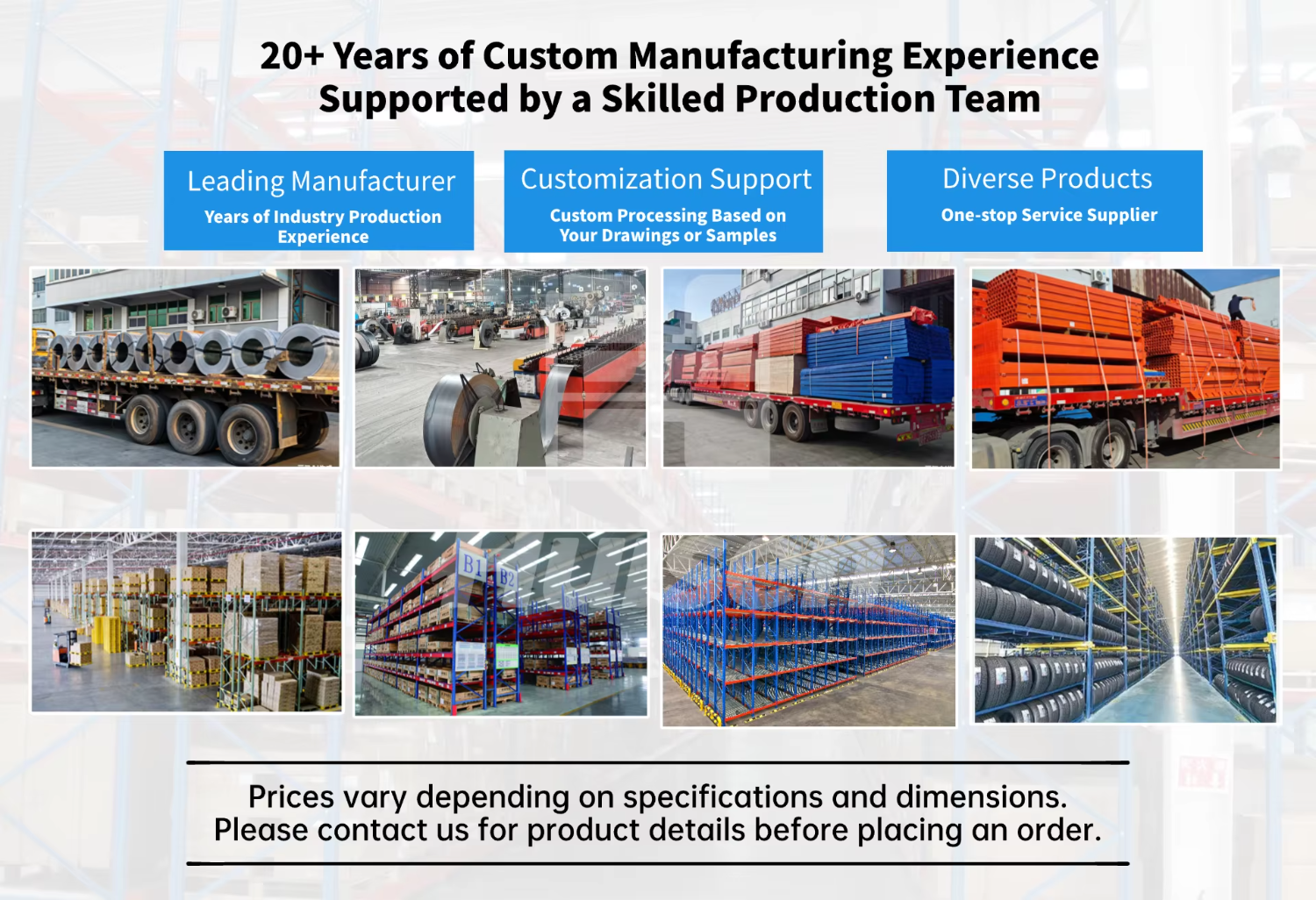 Robust Steel Teardrop Pallet Rack System 3000kg Loading Capacity 5 Layer Industrial Warehouse Storage Racking Powder Coated Rack