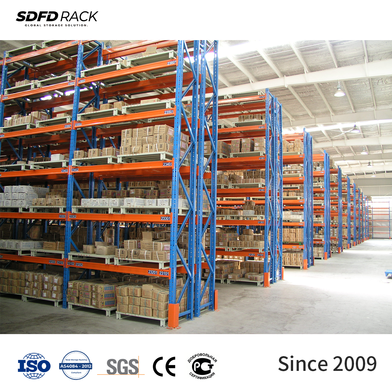 Heavy Duty Selective Pallet Rack for Automotive Parts Warehouse Storage Management Custom High Capacity Pallet Racking System
