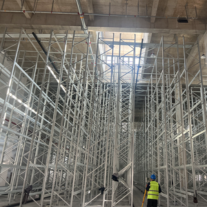 Ultra Thick Reinforced Beam Super Load Bearing 5 Heavy Duty Steel Warehouse Rack Pallet Frame Seismic Reinforcement Mining