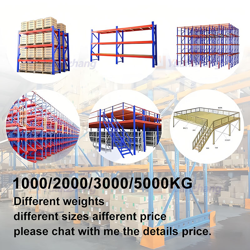 Warehouse Metal Modular High Shelf Heavy Duty Pallet Shelving Industrial Garage Cabinets Storage Stacking Racks &amp; Shelves System