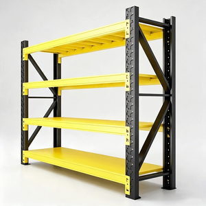 Heavy-Load Factory 4 Layer Boltless Adjustable Corrosion Protected Garage Warehouse Industrial Rack Shelving Unit