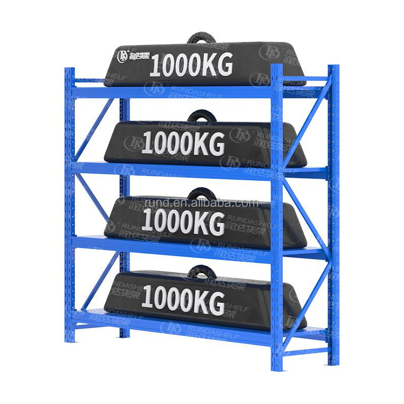 Heavy Duty 5-Layer Selective Pallet Rack 1500-4500kgs/level Warehouse Storage System Steel Iron Stacking Racks Shelves Carton