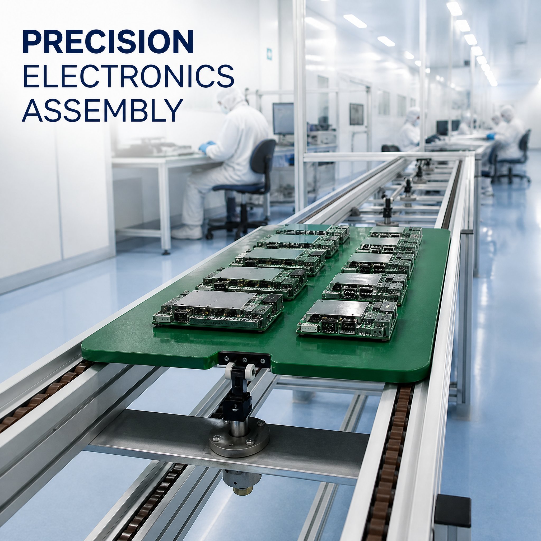 PTS2 Stainless Steel Pallet Conveyor System for Battery Module Production Double Speed Chain Conveyor Automatic Assembly Line