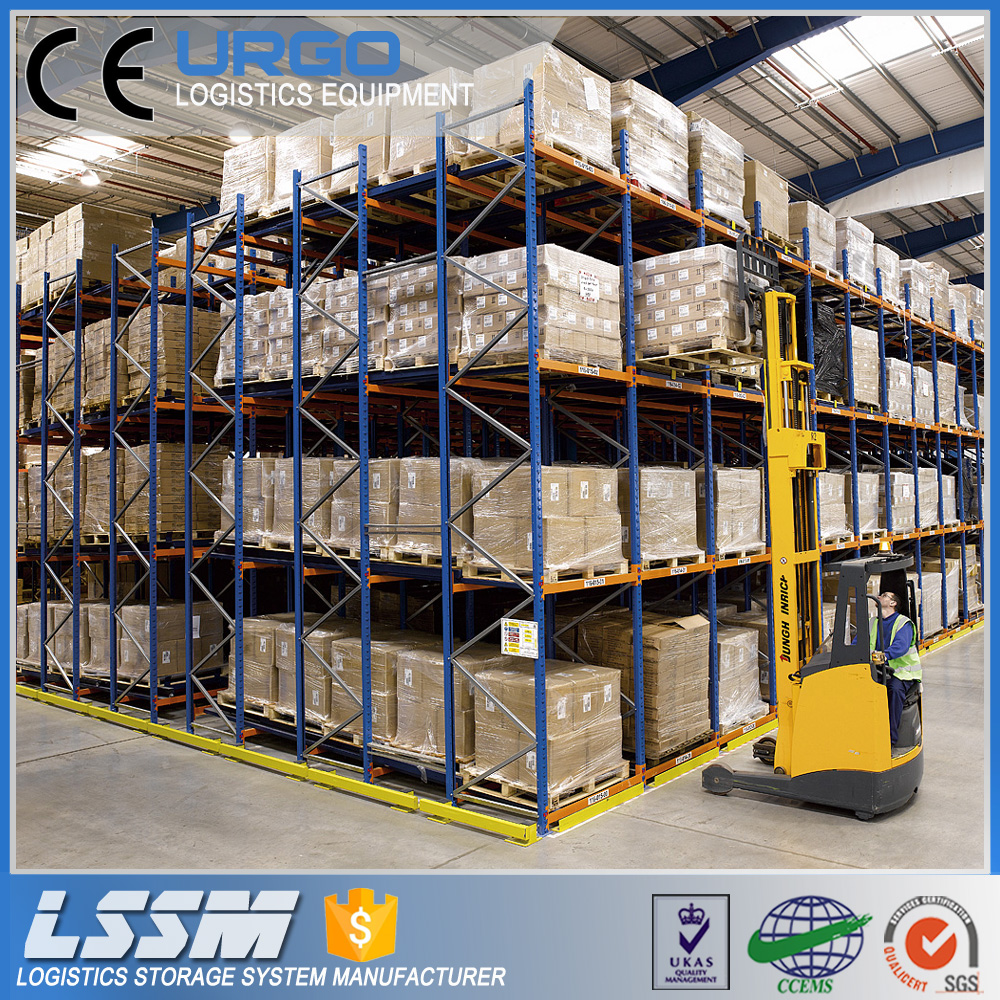 URGO Push Back Pallet Rack System Detailed View 1
