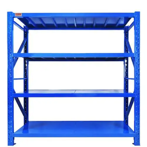 Mracking 4-Level Boltless Angle Steel Shelving Rack White/Black Corrosion Protection Freely Shelves Stacking Racks Shelves