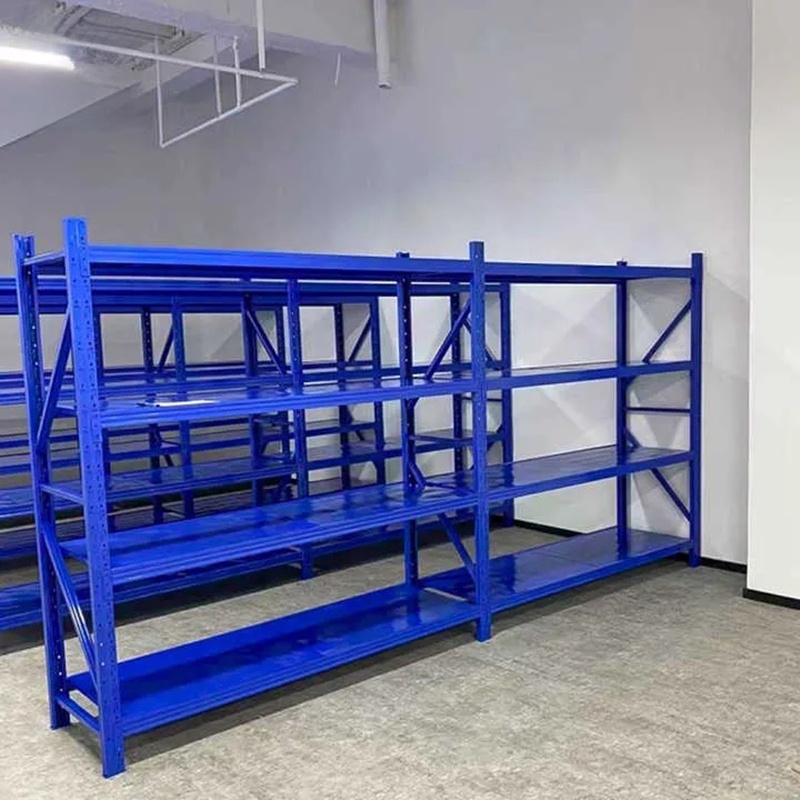 Long Span Multi-Function 5-Layer Steel Display Rack Heavy Duty Adjustable Features Durable Anti-Rust 500-800kg Capacity Wide Use
