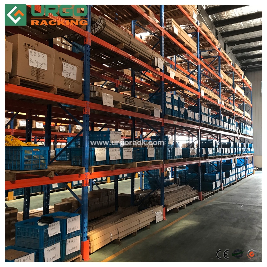 Steel Selective Pallet Rack Adjustable Heavy Duty Storage Shelving Galvanized Powder Coated Stackable Warehouse System