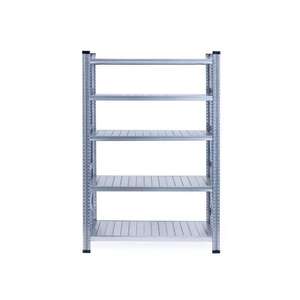 Factory Price 5-Layer Adjustable Galvanized Steel Boltless Stacking Rack for Warehouse Storage