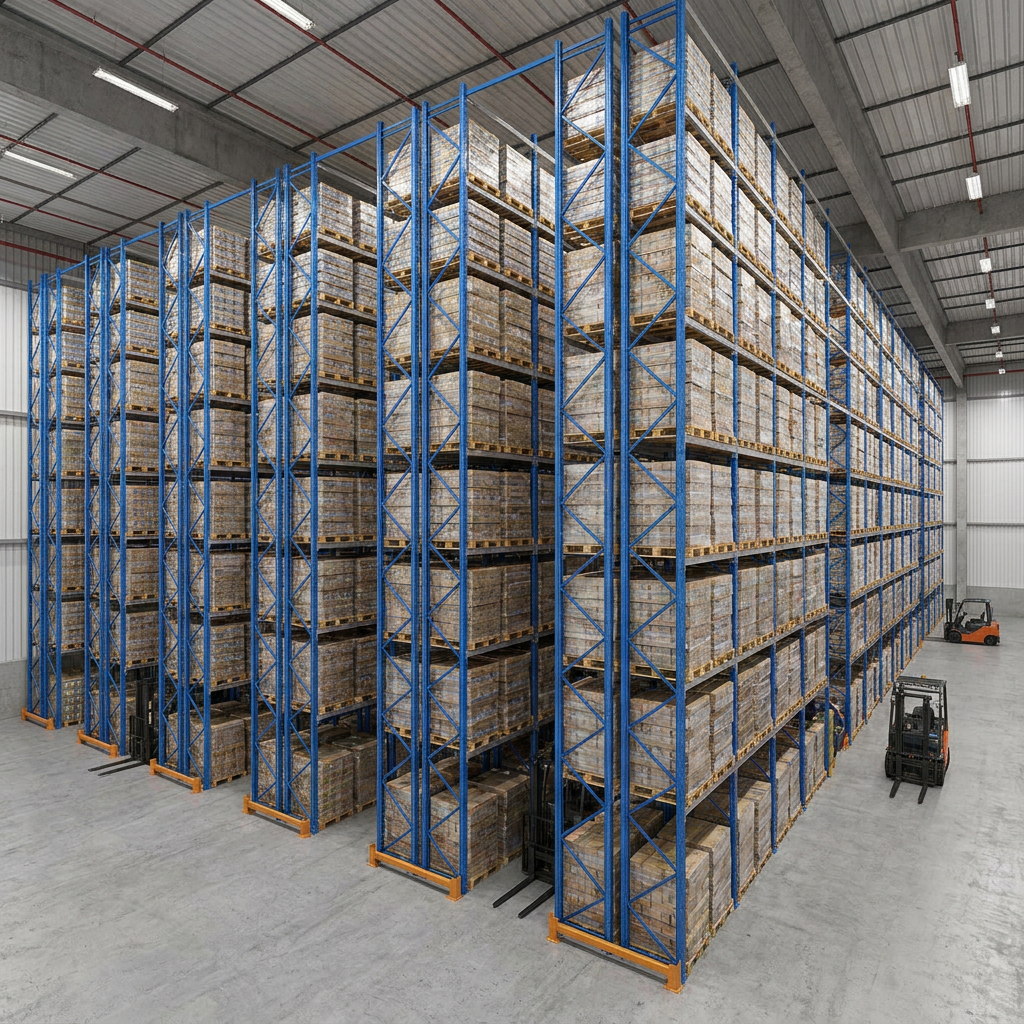 Distribution Center Pallet Racking System Heavy Duty Warehouse Storage Equipment