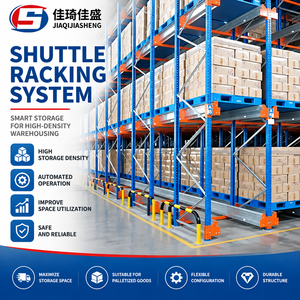 Custom Size Available Warehouse Automation OEM ODM Space Saving Intelligent Shuttle Rack for Logistics Center