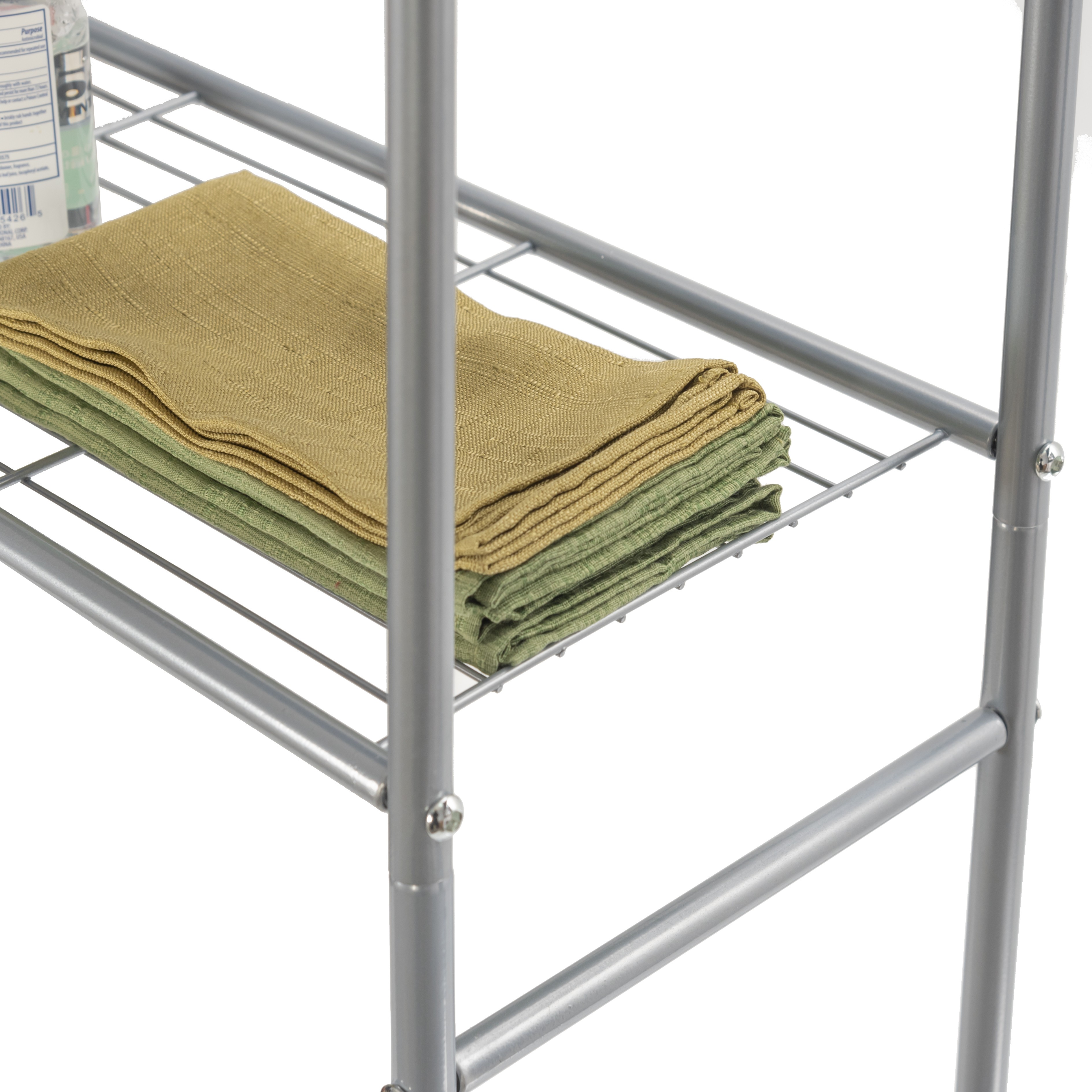 Hot Sale Wholesale 3 Shelves Space-Saving Bathroom Shelving Unit Over Toilet Shelf Storage Rack Metal Shelf Toilet Rack