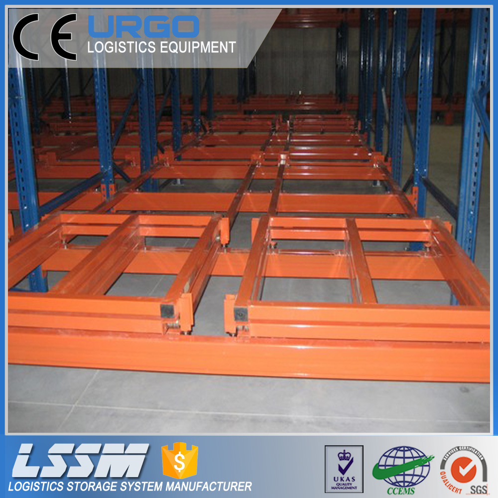 URGO Push Back Pallet Rack System Detailed View 2
