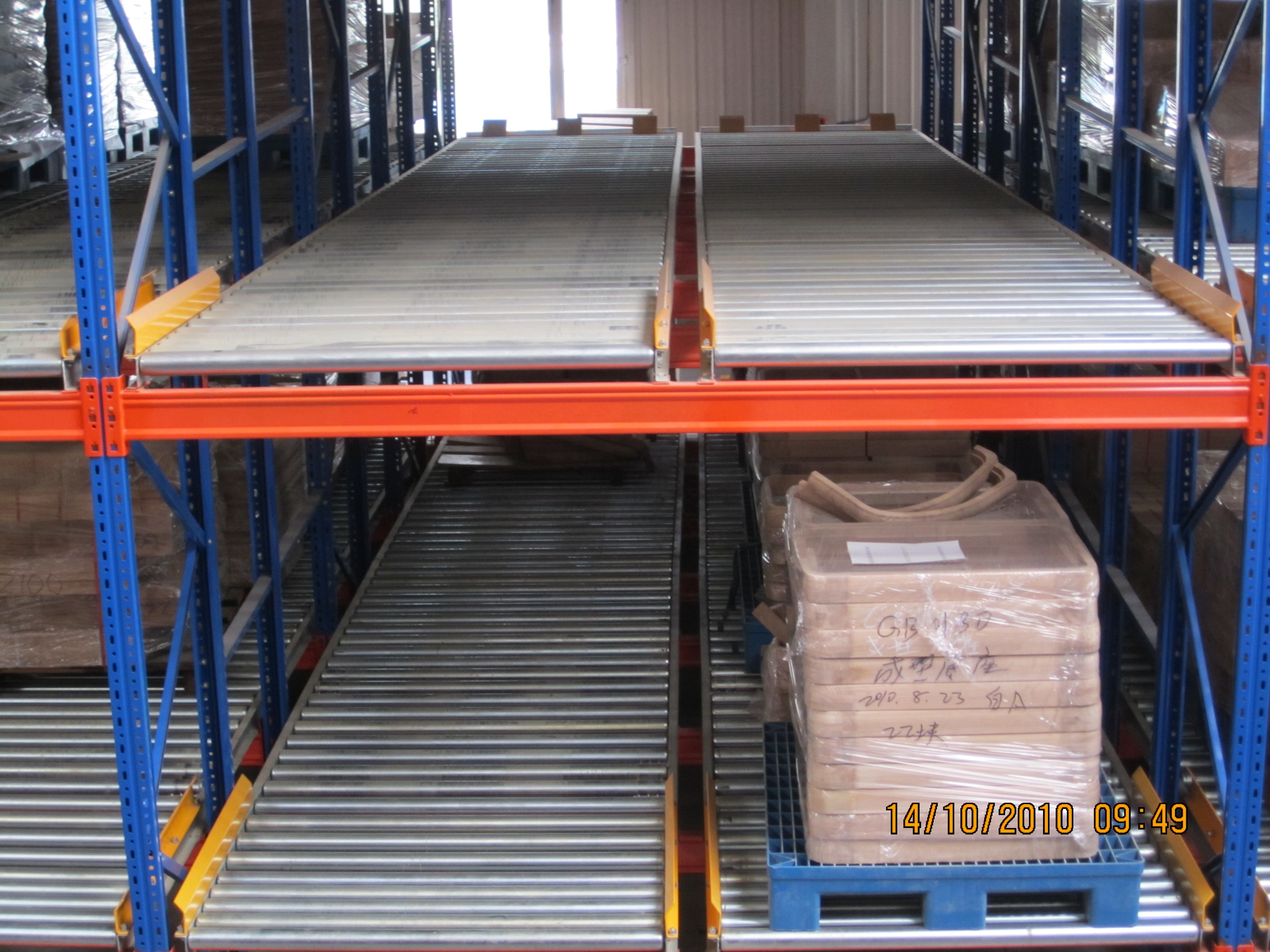 Industrial High Density Roller Pallet Flow Rack