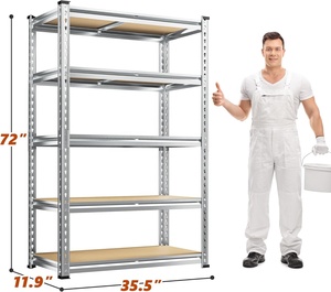 5 Layers Mobile Adjustable Storage Rack Shelves