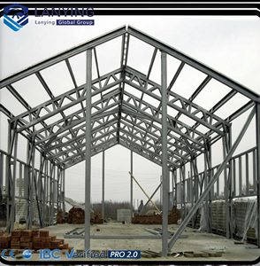 Prefabricated Industrial Steel Structure Warehouse Workshop With Racking System And Customized Metal Building Fabrication