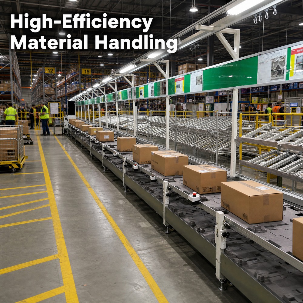 PTS2 Stainless Steel Pallet Conveyor System for Battery Module Production Double Speed Chain Conveyor Automatic Assembly Line