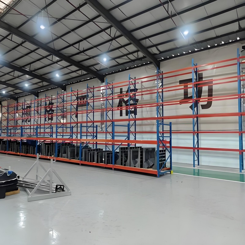 Steel Selective Pallet Rack Multi Bay Warehouse Shelving Plug-In Boltless Rivet Storage System