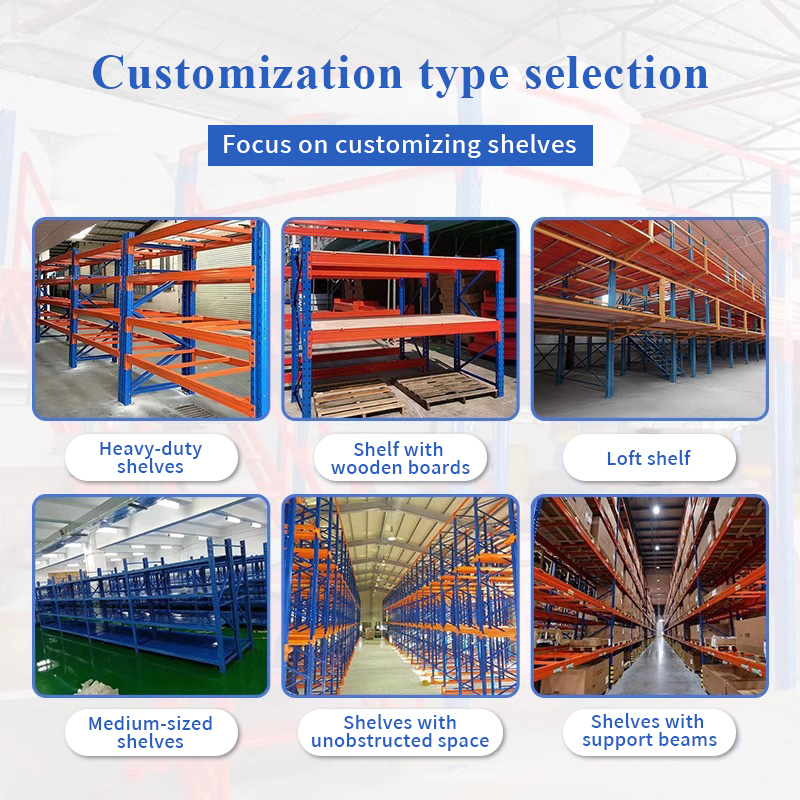 HY Garage Storage Factory Steel Warehouse Metal Van Rack System Heavy Duty Shelving Single Deep Industrial Pallet Rack Shelving