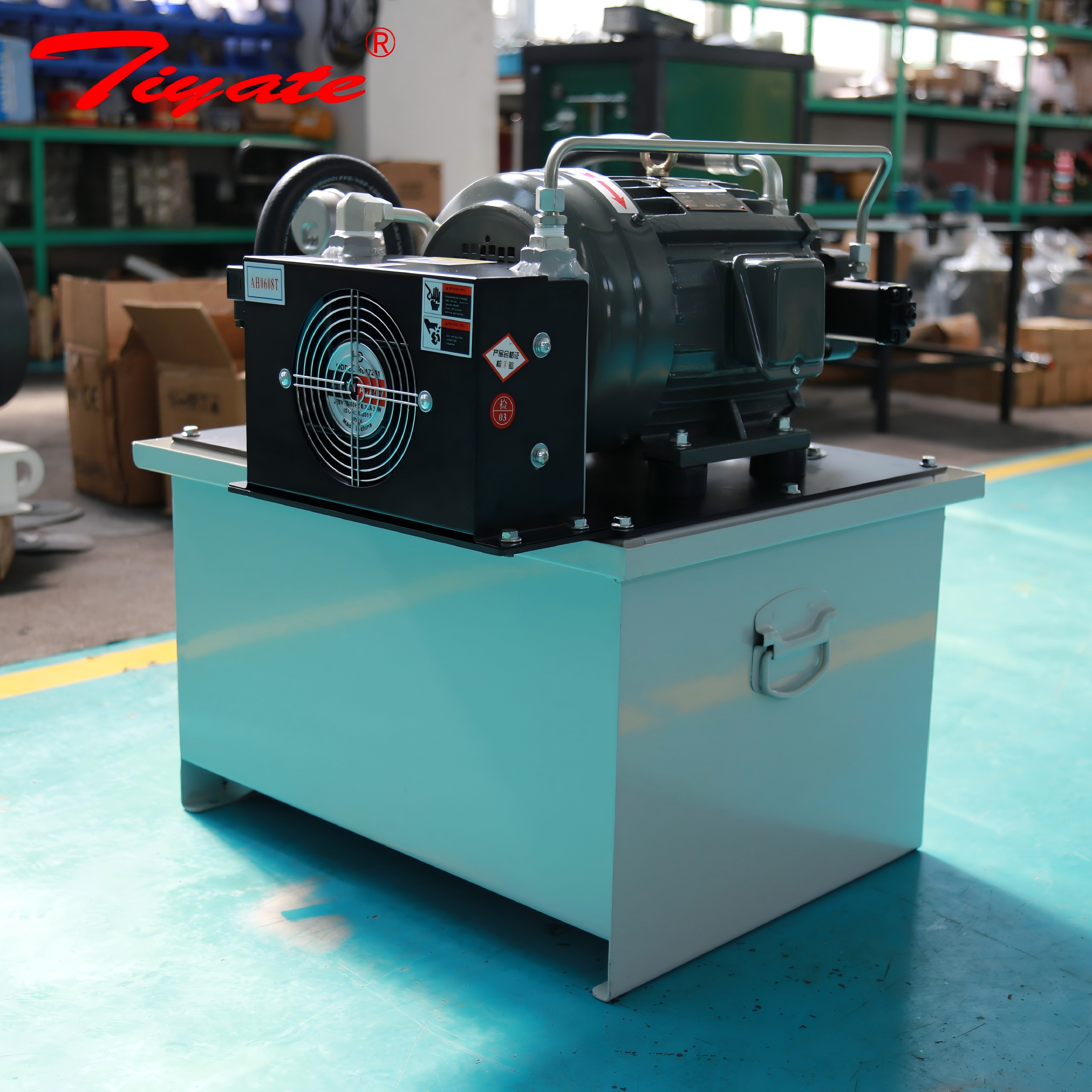 New Miniature Industrial Variable Pump Hydraulic Station Air Cooled Heat Dissipation Device Rice Mill Hydraulic Power Unit Steel