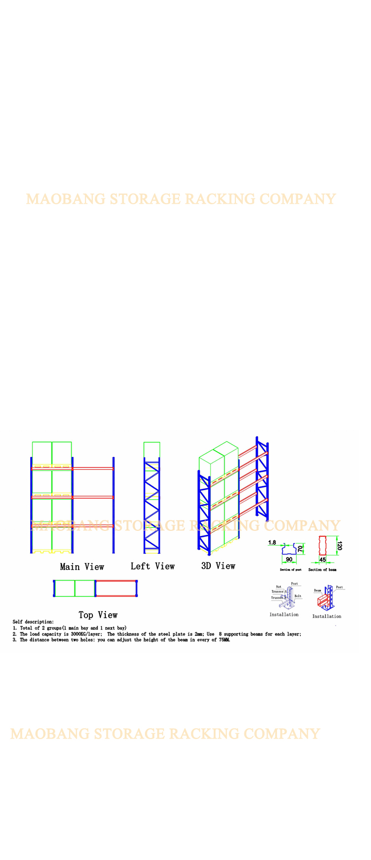 Pallet Rack Detail 1