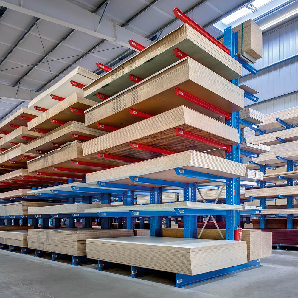 Nesrack Double Sided Rack Galvanizing Warehouse Cantilever Racking for Rebar