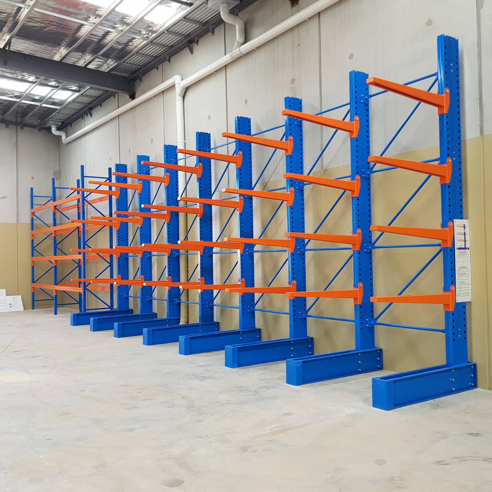 High Quality Heavy Duty Steel Cantilever Salvage Racking Vehicle Storage for Cars Stackable Rack