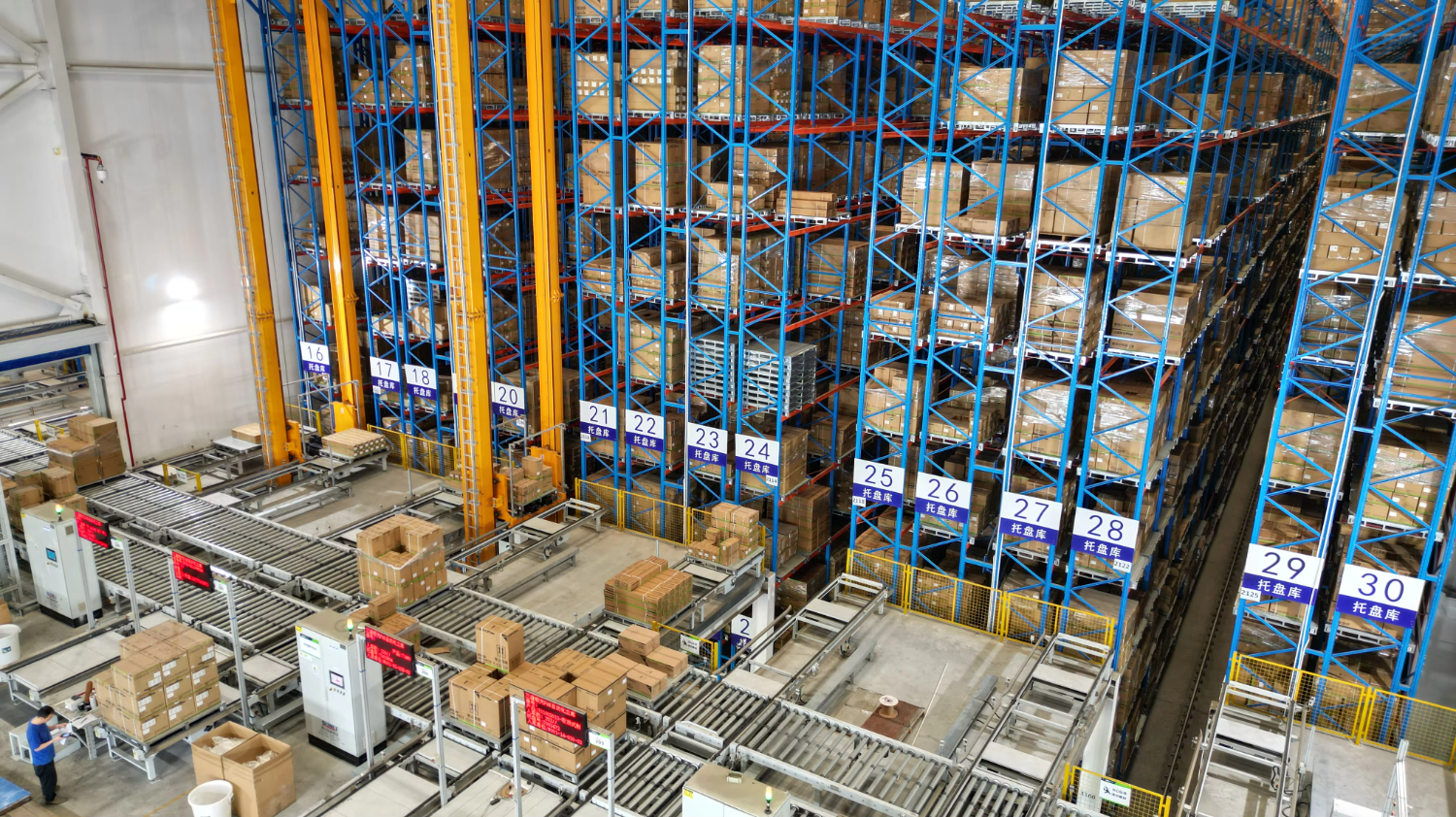 SHUNLI SL-AS004 China Factory Customized Heavy Duty Automated AS&RS Pallet Stacking Rack Alloy Steel 500kg-1500kg Capacity OEM