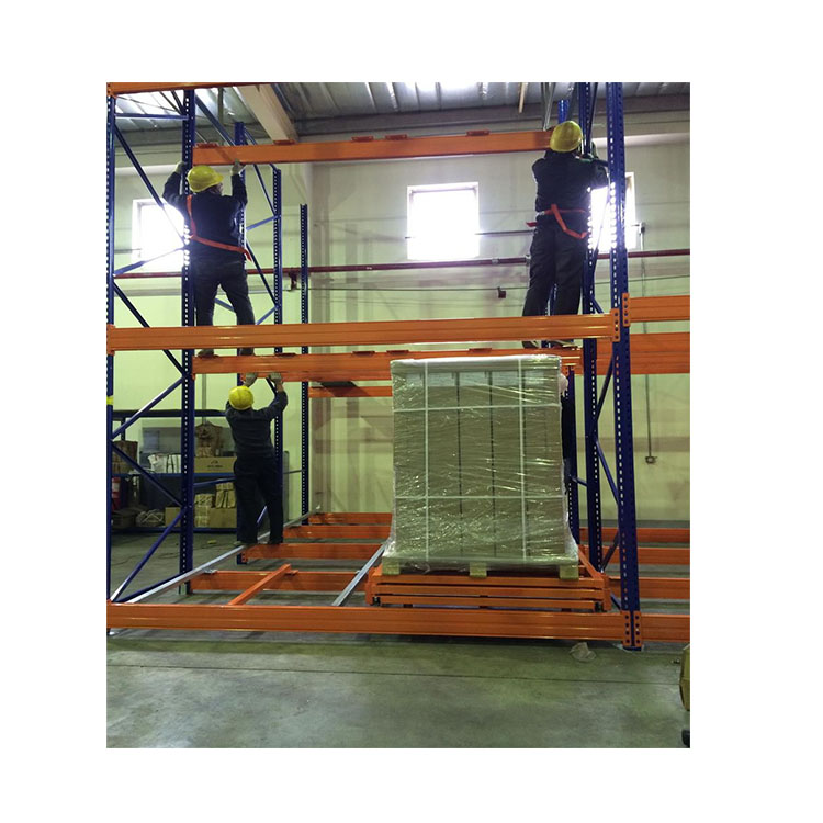 Heavy Duty Push Back Pallet Rack Customized High Quality Adjustable Dexion Warehouse Storage Racking System