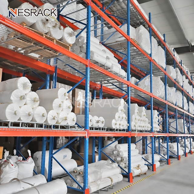 Adjustable Boltless Durable 4-Layers Steel Heavy Duty Pallet Rack 500-3000kg Warehouse Storage Rack