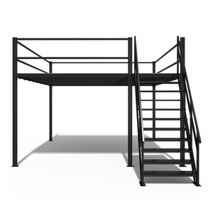 Heavy Duty Rack Industrial Mezzanine Interlocking Floor Rack Attic Racking System For Warehouse Storage