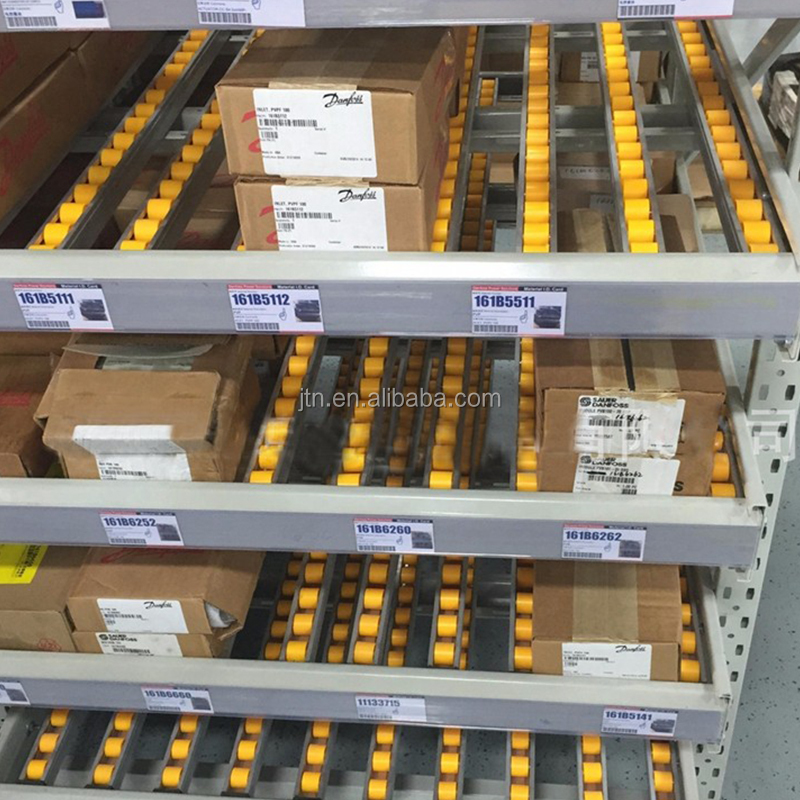 Carton Flow Rack Sliding Roller Shelf System Slide Warehouse Rack