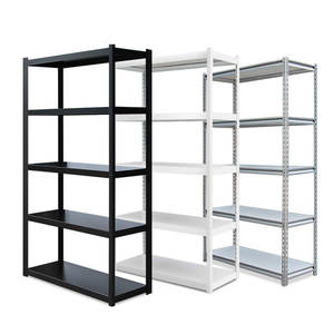 Light Slotted Angle Warehouse Shelves For Light Parts Storage