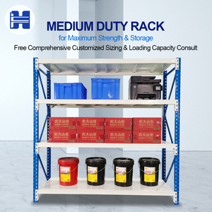 Factory Price Professional High Strength Steel 5-Layer Medium Duty Picking Rack Boltless Installation for Retail Distribution