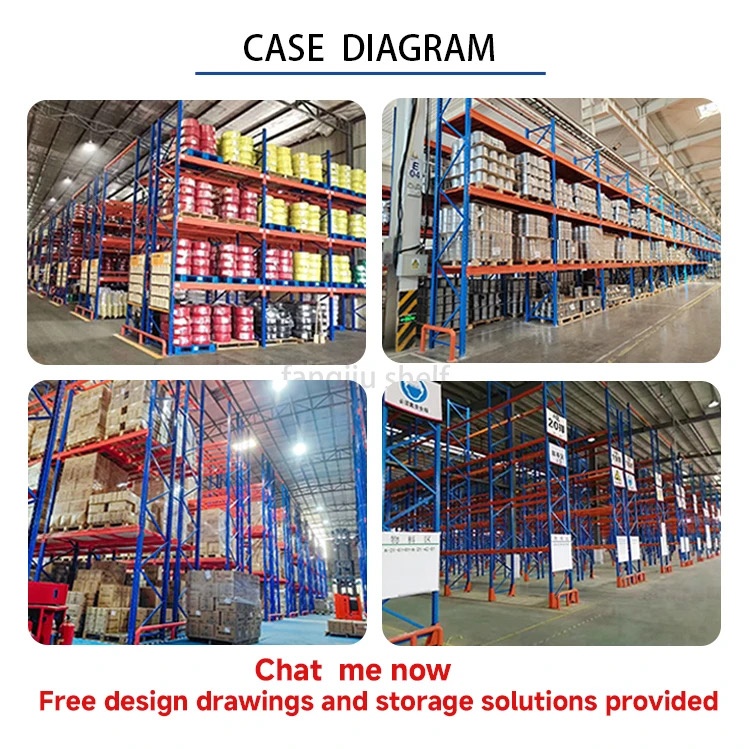 Adjustable Steel Storage Shelf Efficient Industrial Manufacture Factory Stacking Storage Unit Heavy Duty Warehouse Pallet Racks