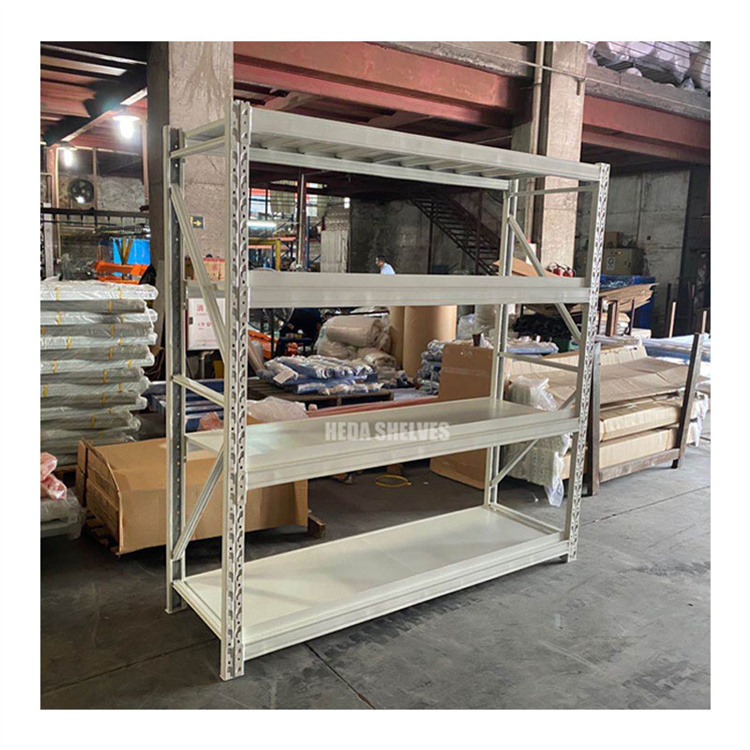 Customized Factory Supply Industrial Workshop Display Shelving Iron Shelves Storage Rack in Warehouse Light Iron Rack