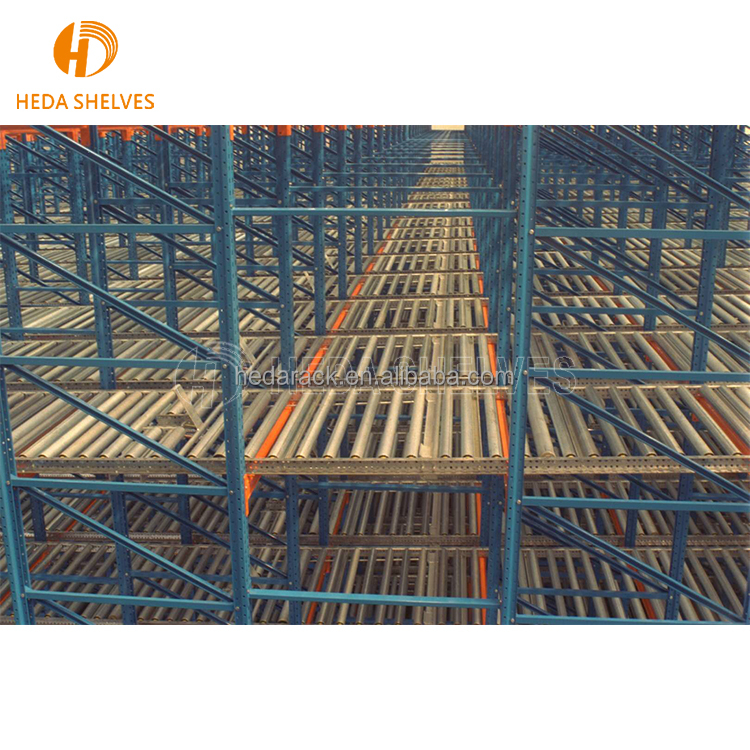 Factory Industrial Steel Gravity Flow Roller Racking Systems Corrosion Resistant FIFO Carton Flow Racks For Warehouse