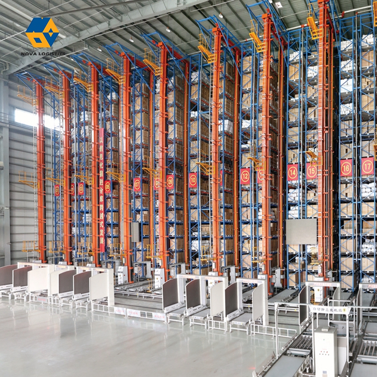 Logistics Smart Warehouse Storage Steel Rack ASRS Automated Storage and Retrieval Racking System for Industry