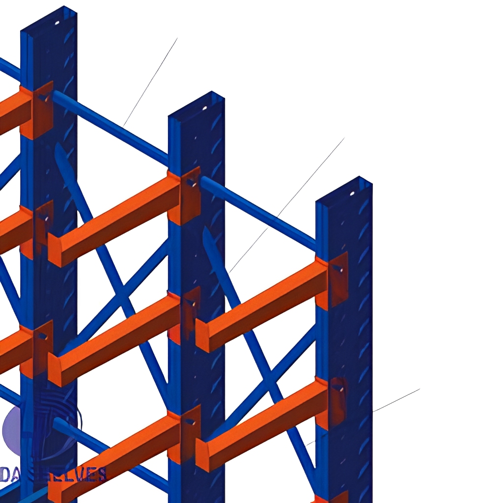 Heavy Duty Warehouse Storage Racking System Metal Shelving Rack Industrial Cantilever Rack