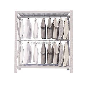 Yunbang Medium Duty Industrial Warehouse Adjustable Metal Stacking Racks Shelves for Clothes Small Parts